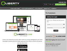 Tablet Screenshot of libertylive.ca